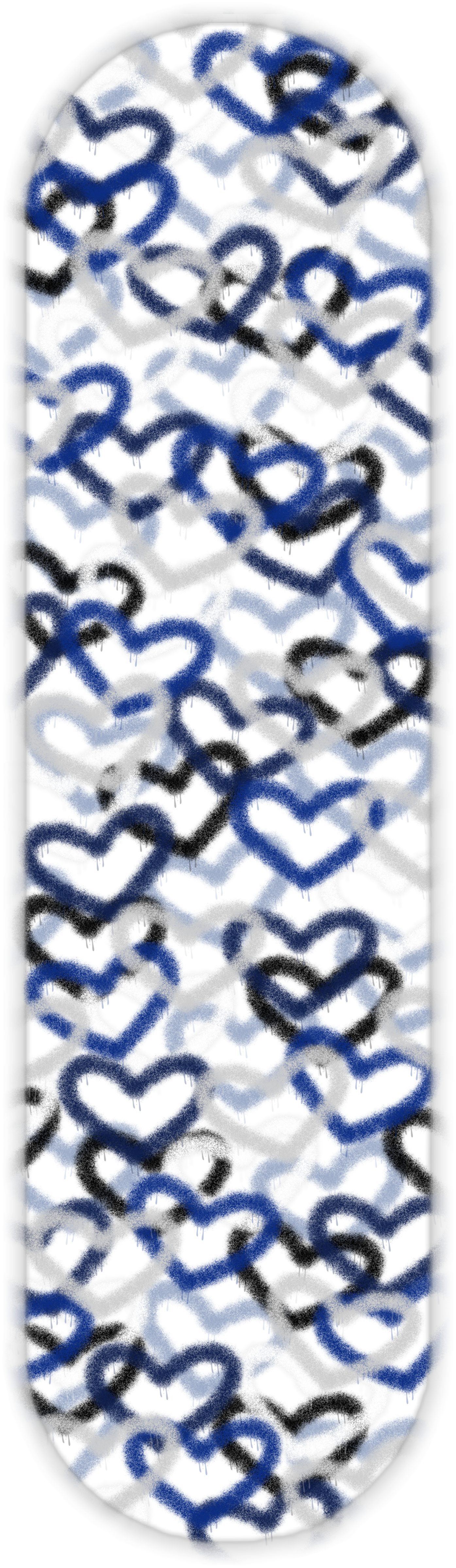 NAVY & GRAY HEARTS