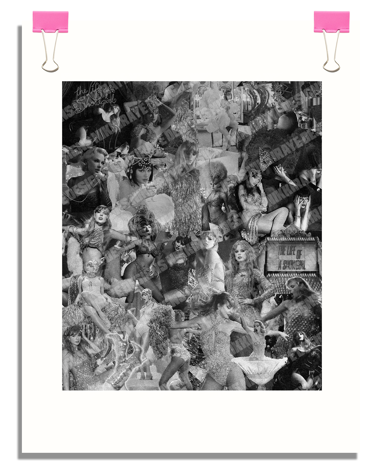 SHOWGIRL B&W POSTER