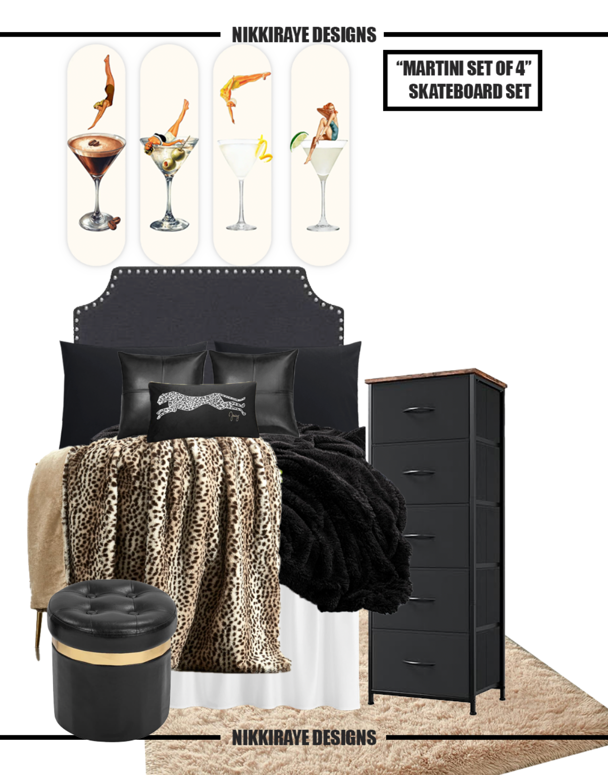 MARTINI SET OF 4