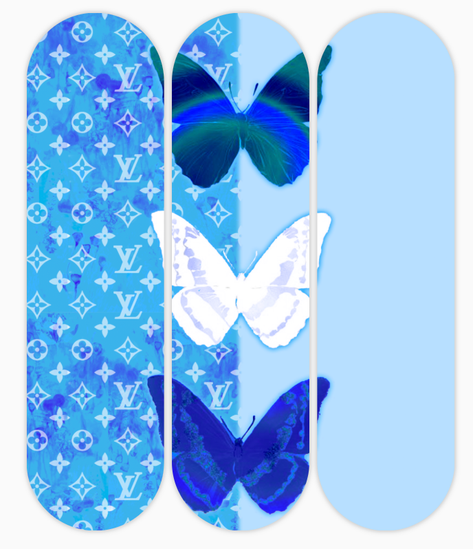 BLUE BUTTERFLY SET