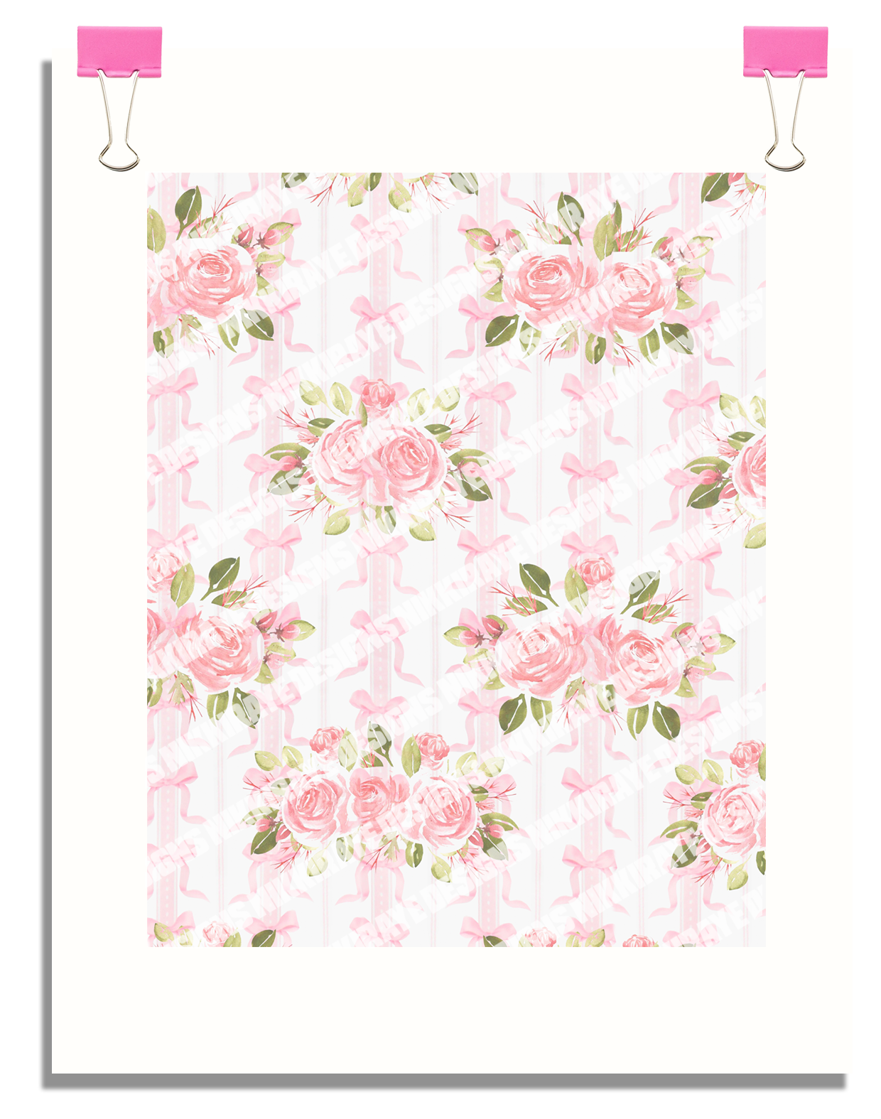 PINK FLORAL POSTER