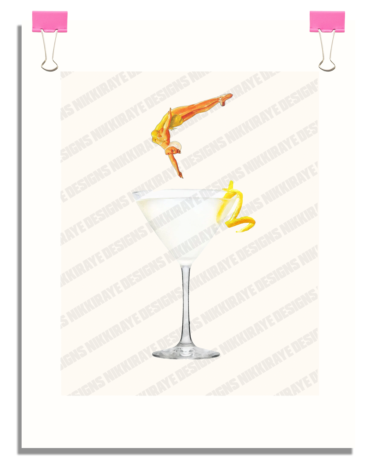 LEMON TINI GIRL POSTER