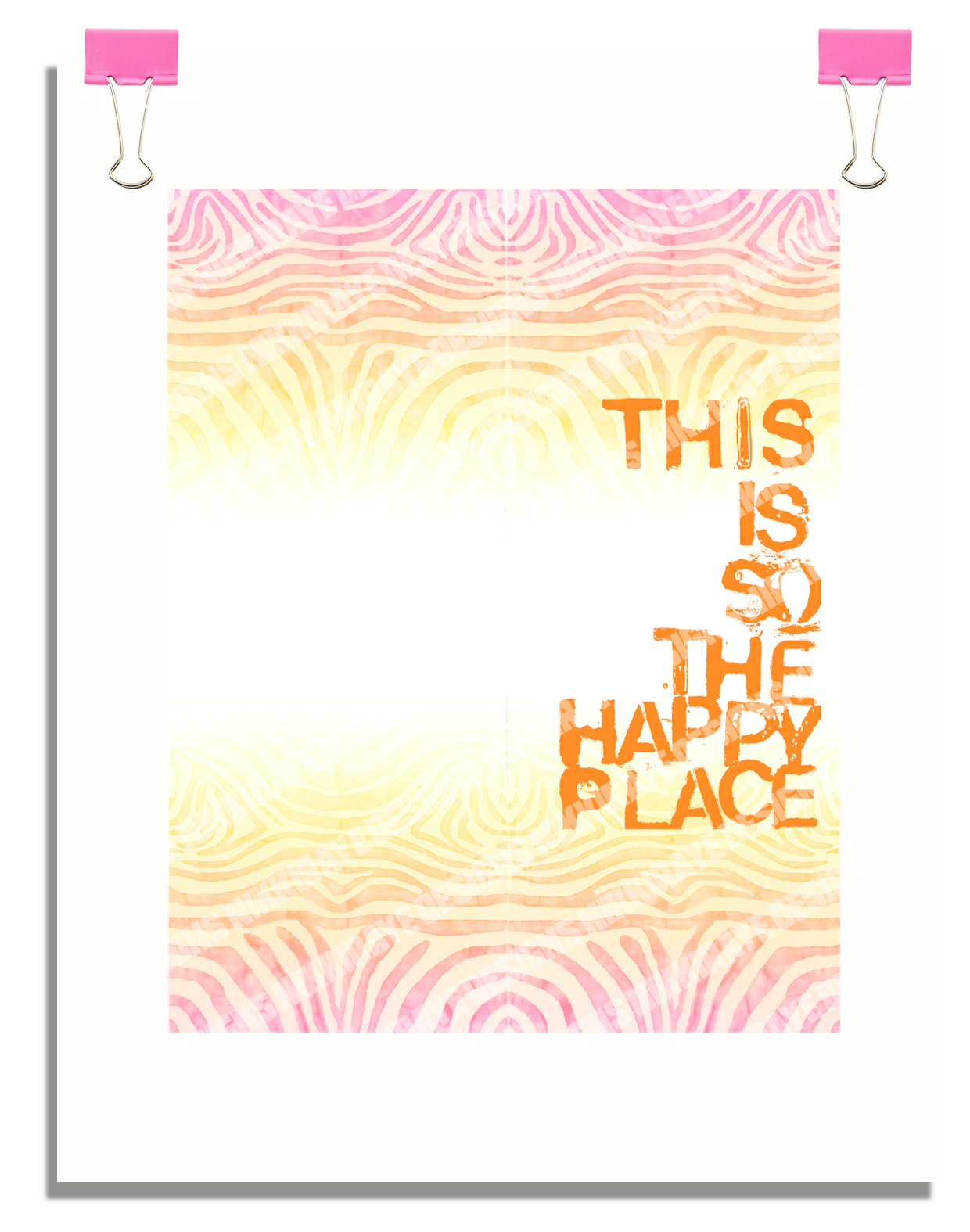 HAPPY PLACE POSTER