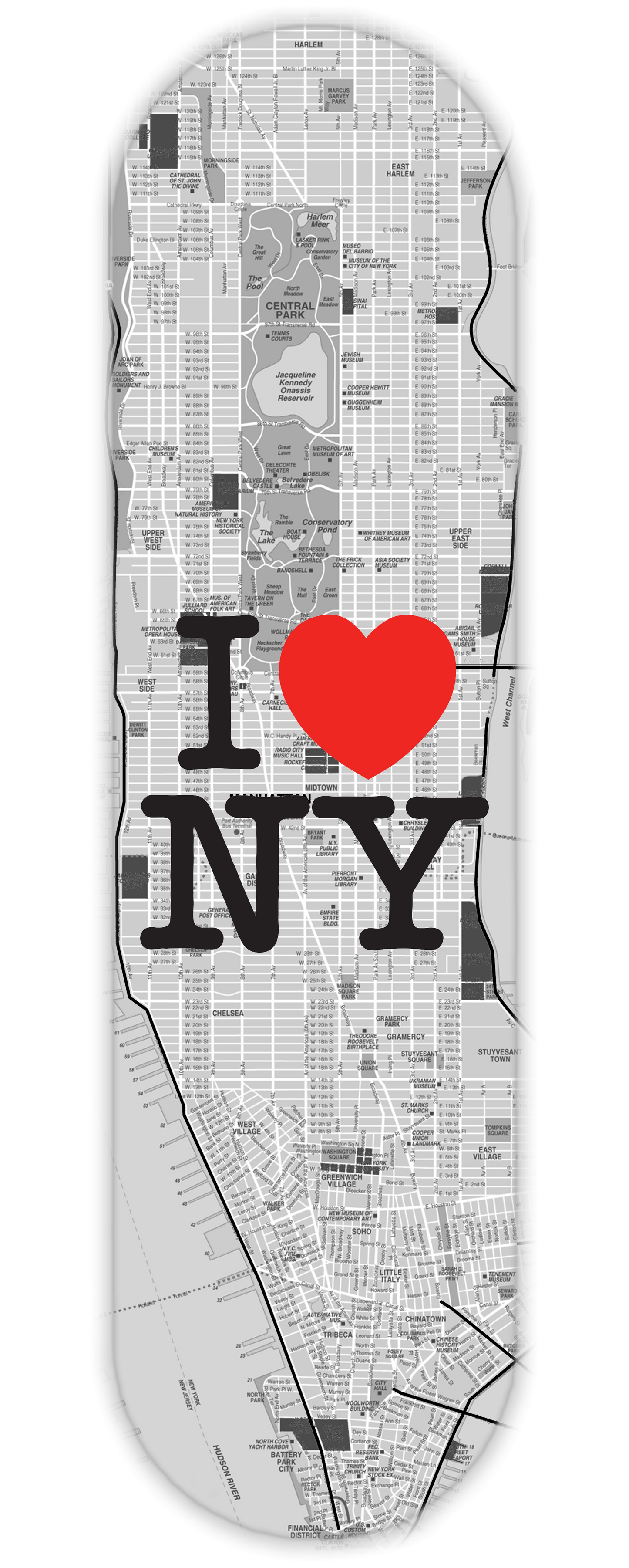 I <3 NY MAP