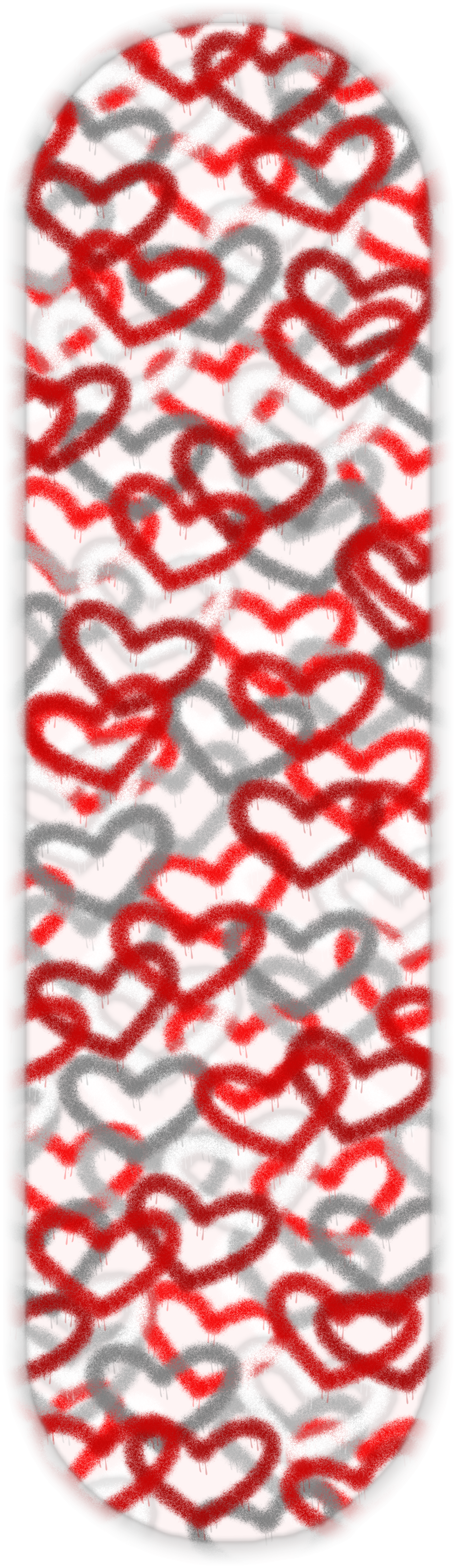 RED & GREY HEARTS