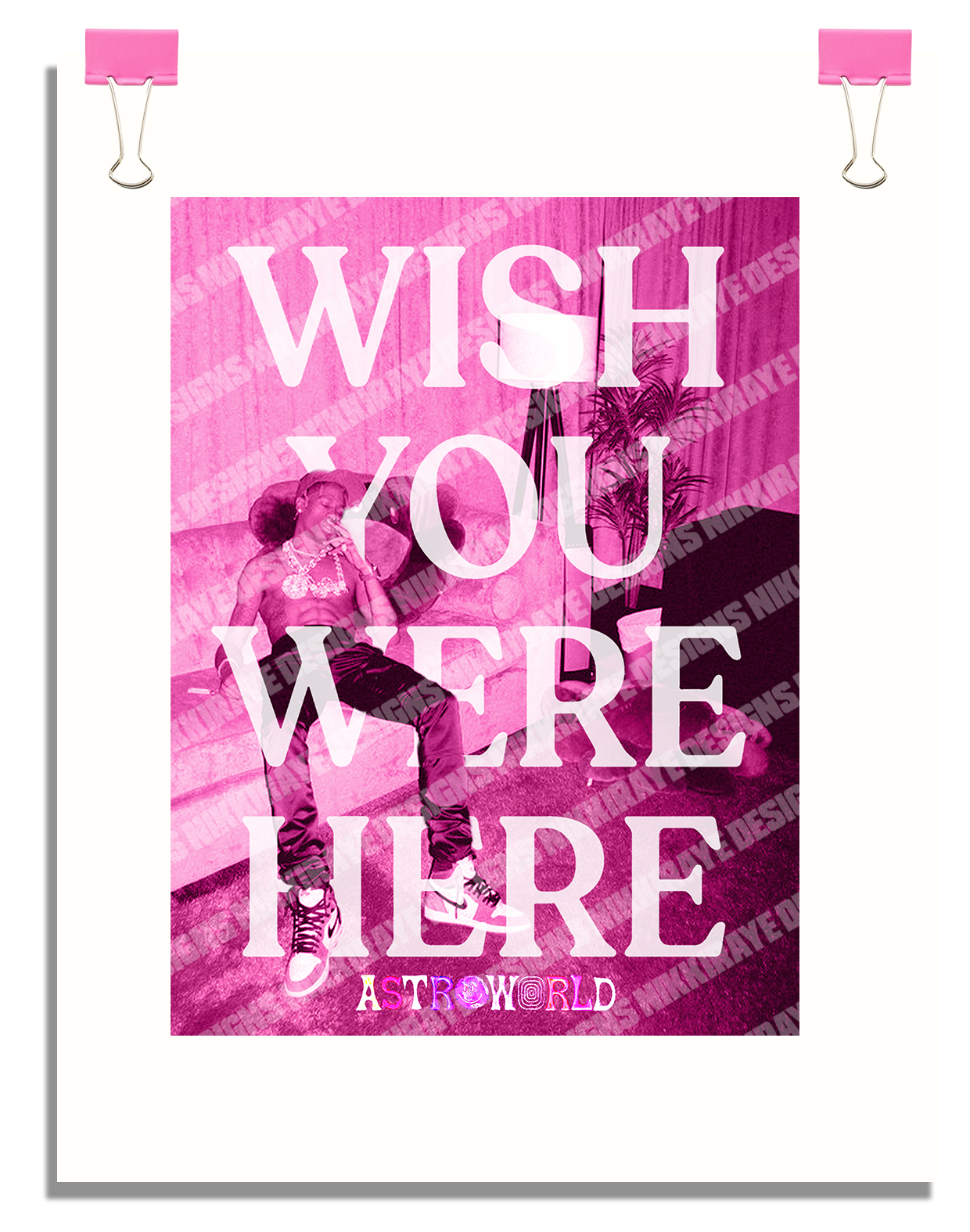 WISH YOU WERE HERE POSTER