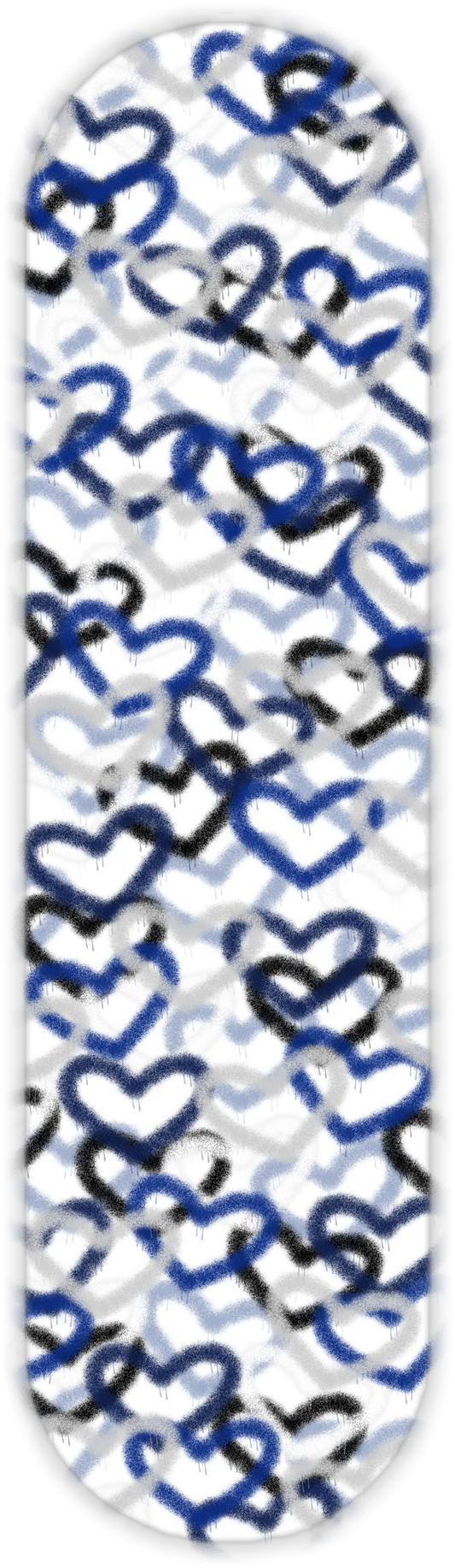 NAVY & GRAY HEARTS