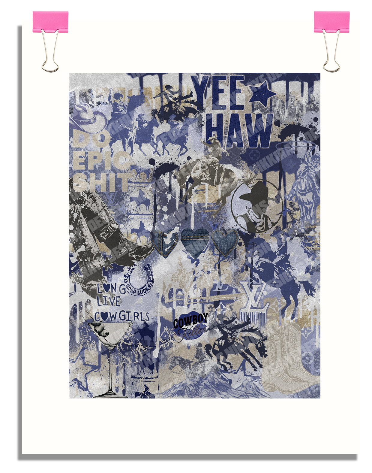 COWGIRL BLUE POSTER