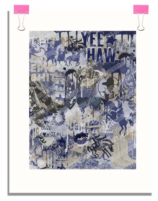 COWGIRL BLUE POSTER