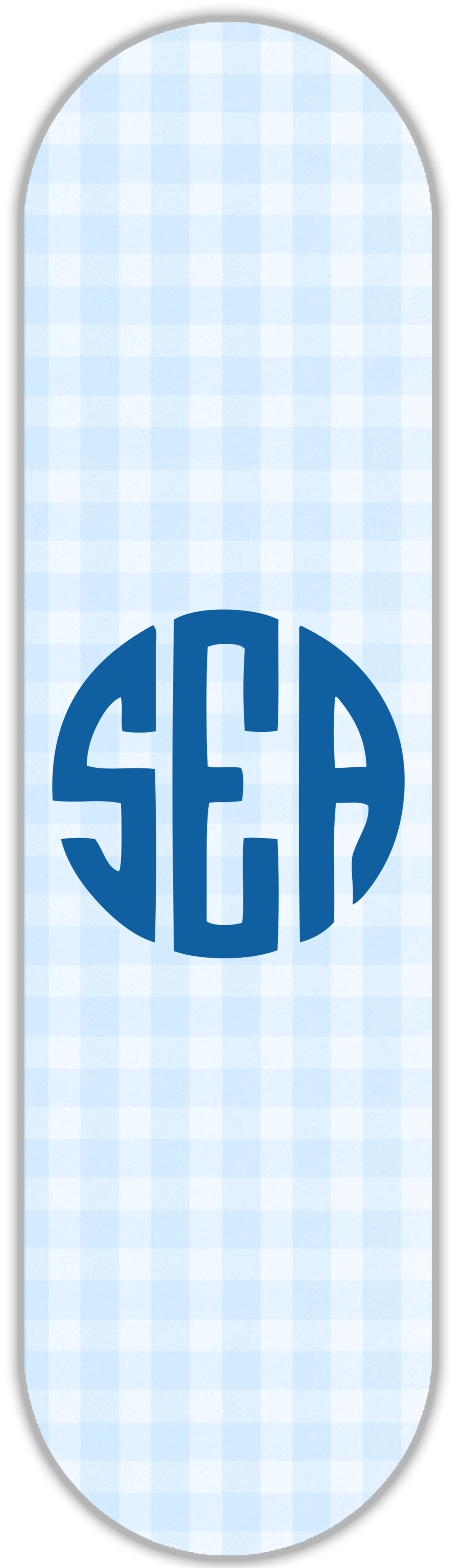 GINGHAM MONOGRAM INITIALS