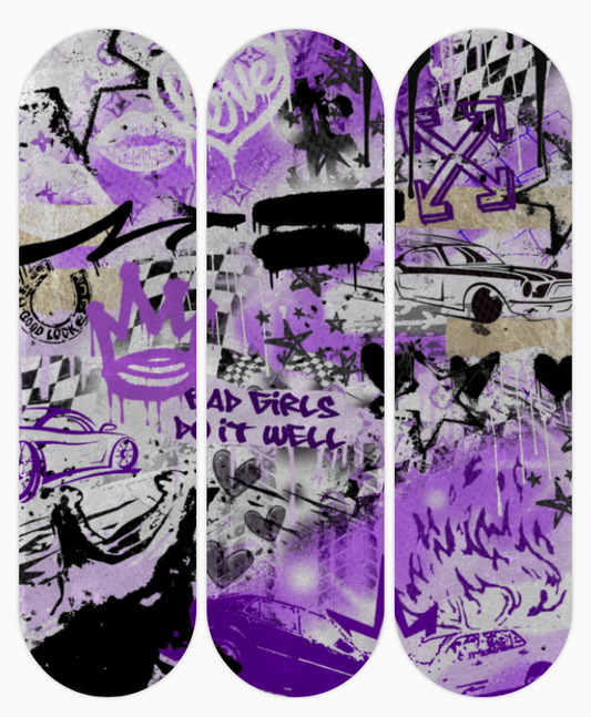 BAD GIRLS SET PURPLE