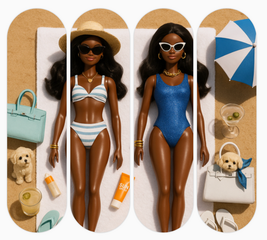 NAVY BLUE BEACH BEABES