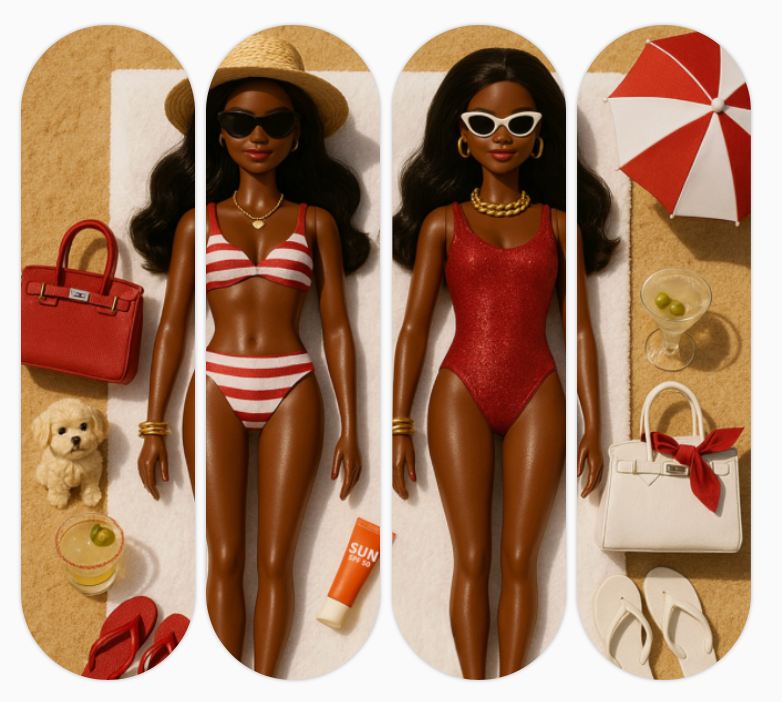 RUBY RED BEACH BABES