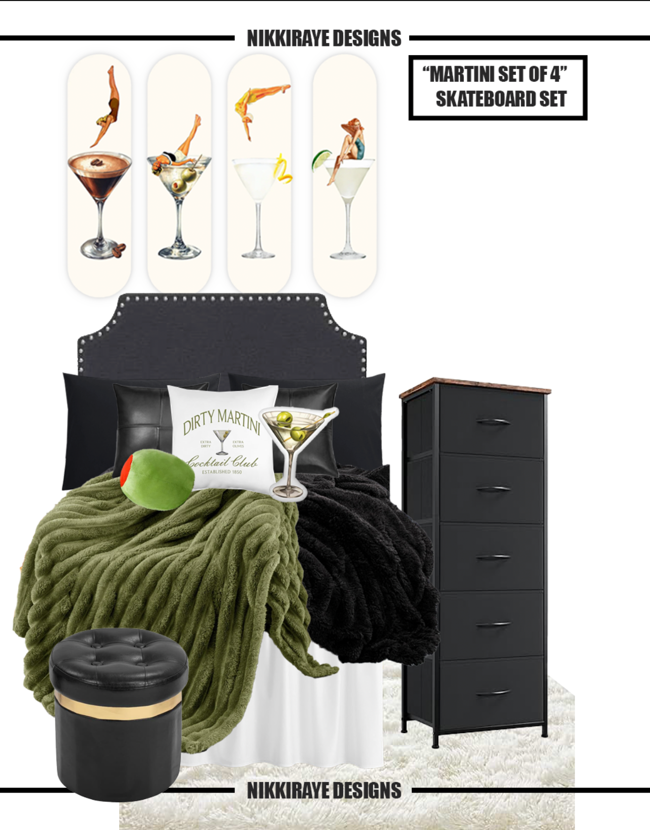 MARTINI SET OF 4
