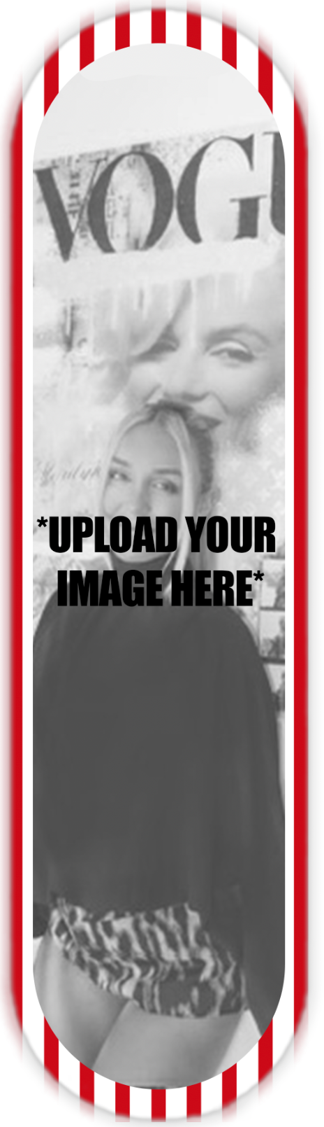 CUSTOM UPLAD IMAGE WITH BORDER