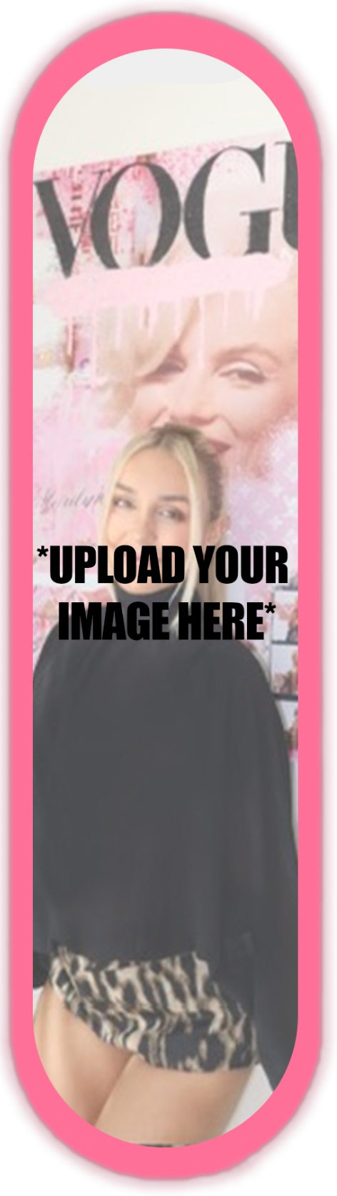 CUSTOM UPLAD IMAGE WITH BORDER