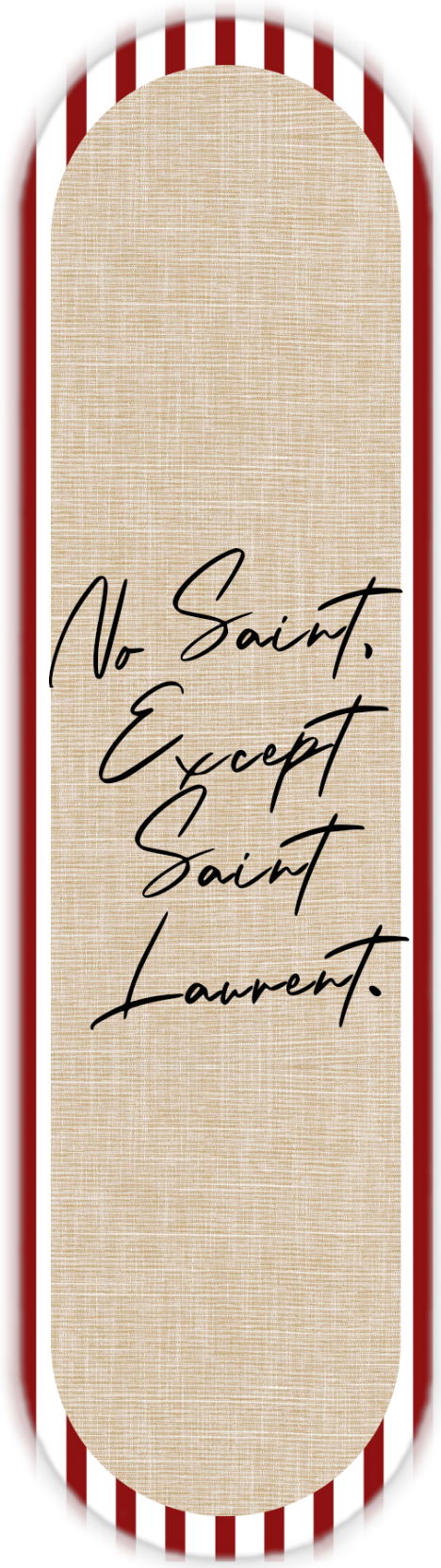 NO SAINT