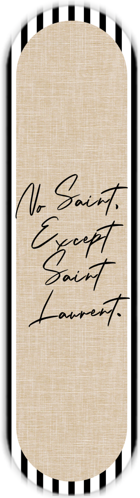 NO SAINT