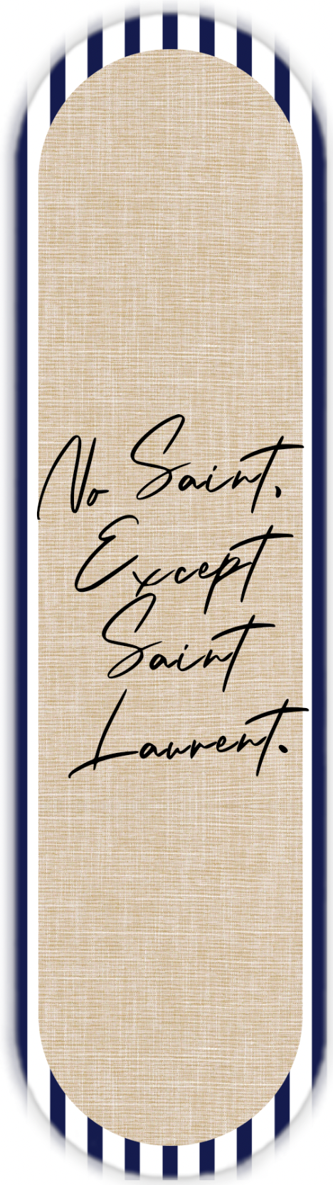 NO SAINT