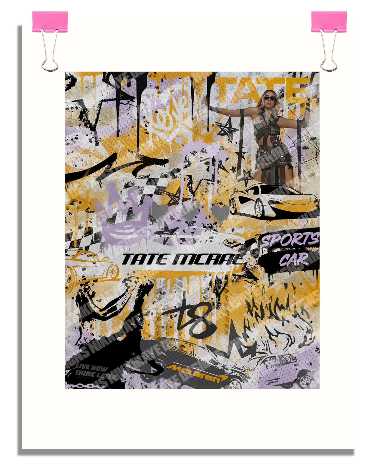 SPORTS CAR POSTER