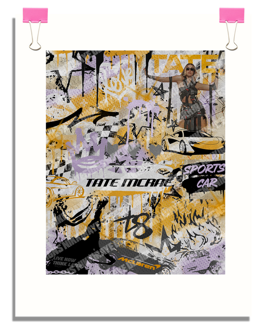 SPORTS CAR POSTER