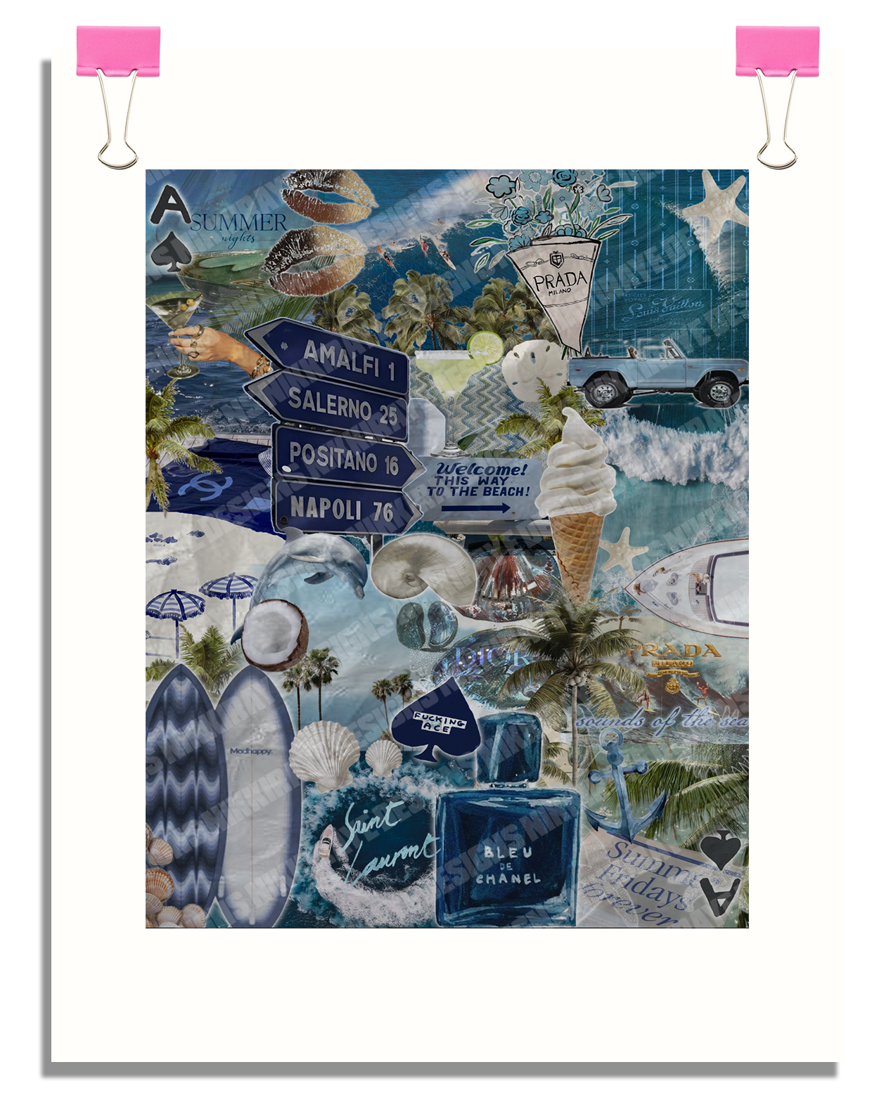 COASTAL SUMMER POSTER