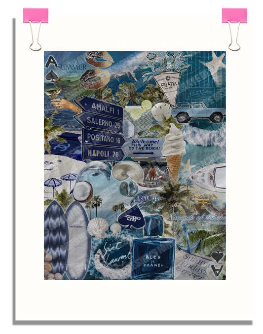 COASTAL SUMMER POSTER