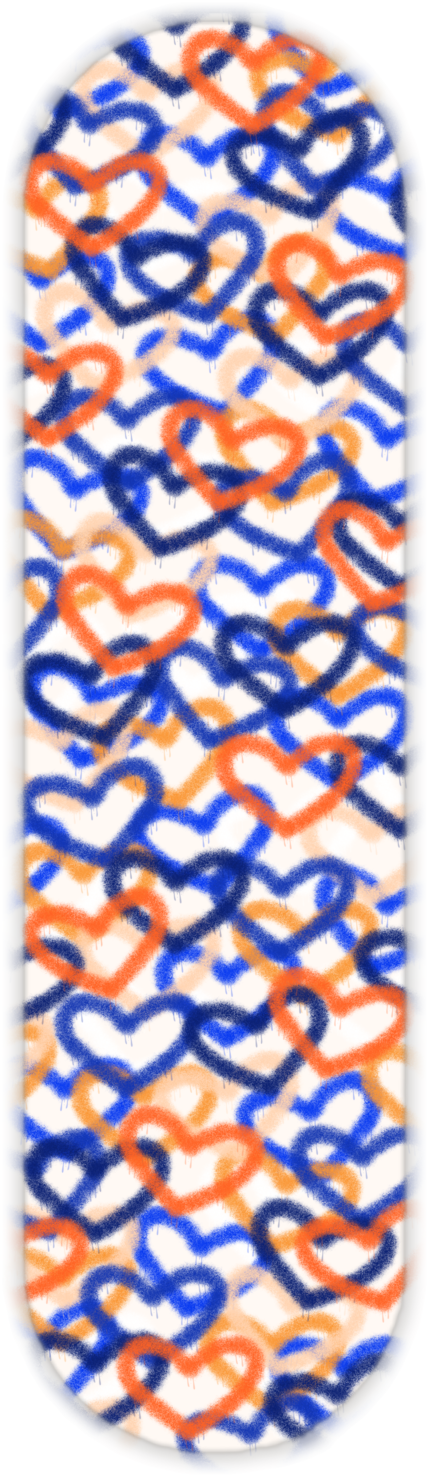 BLUE & ORANGE HEARTS