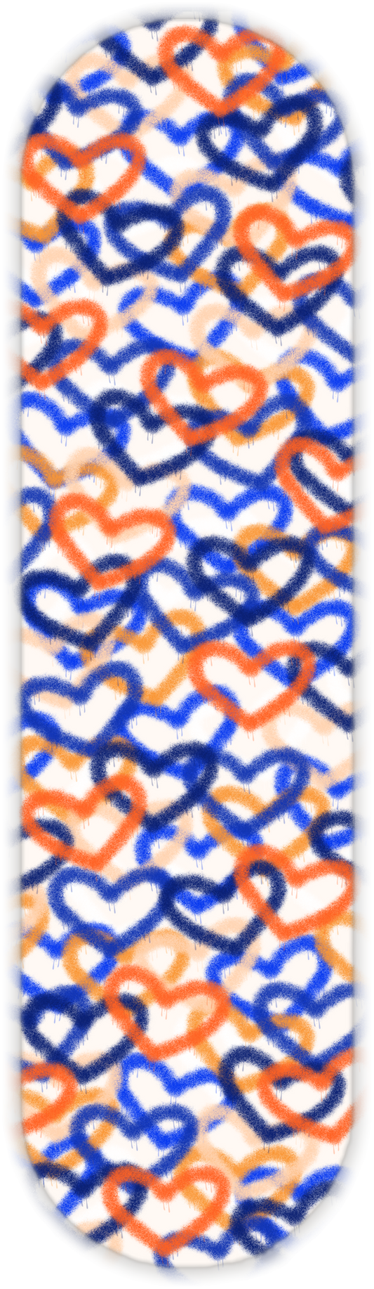 BLUE & ORANGE HEARTS