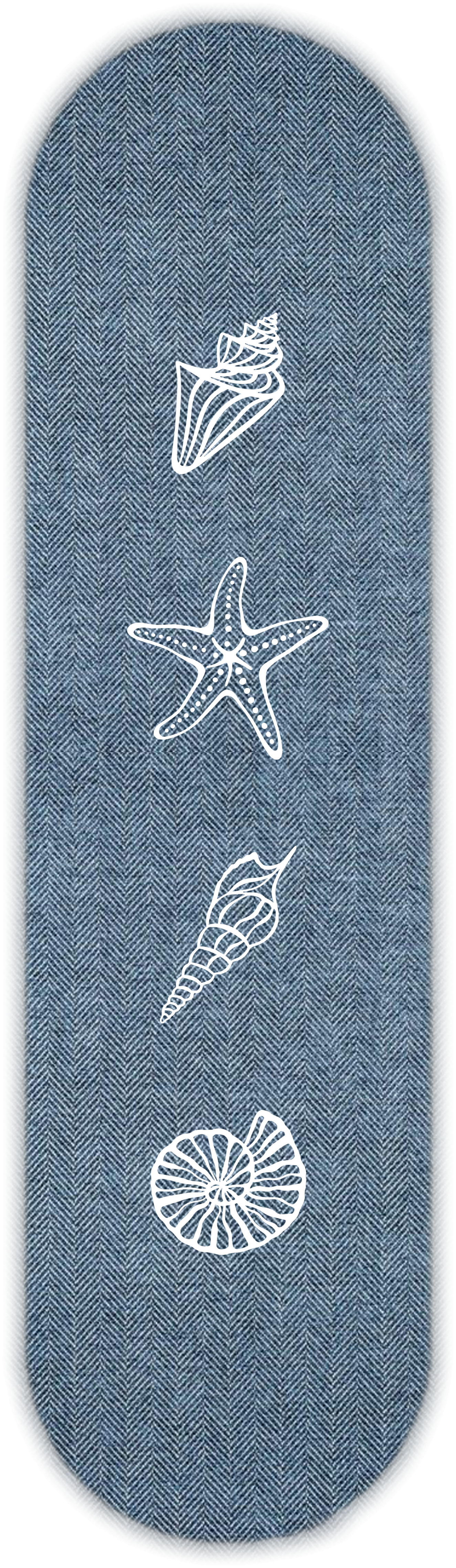 SHELL PATCHES WHITE