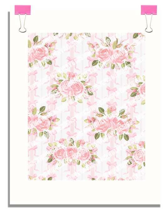 PINK FLORAL POSTER