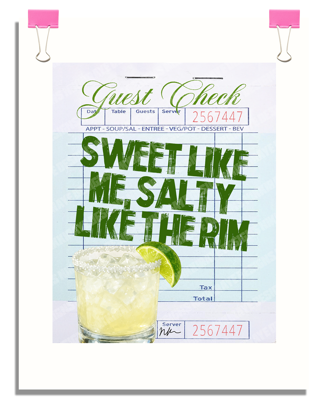 SWEET & SALTY POSTER