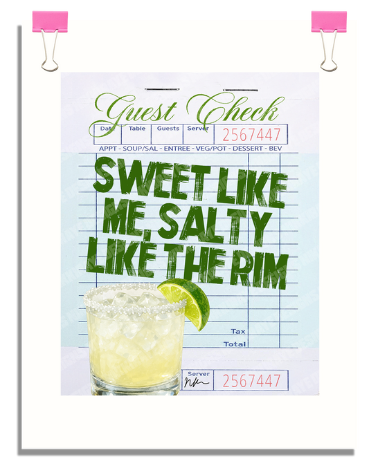 SWEET & SALTY POSTER