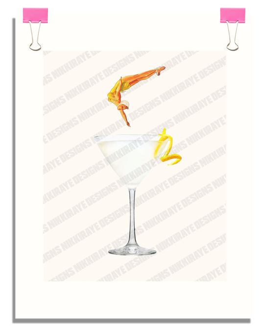 LEMON TINI GIRL POSTER