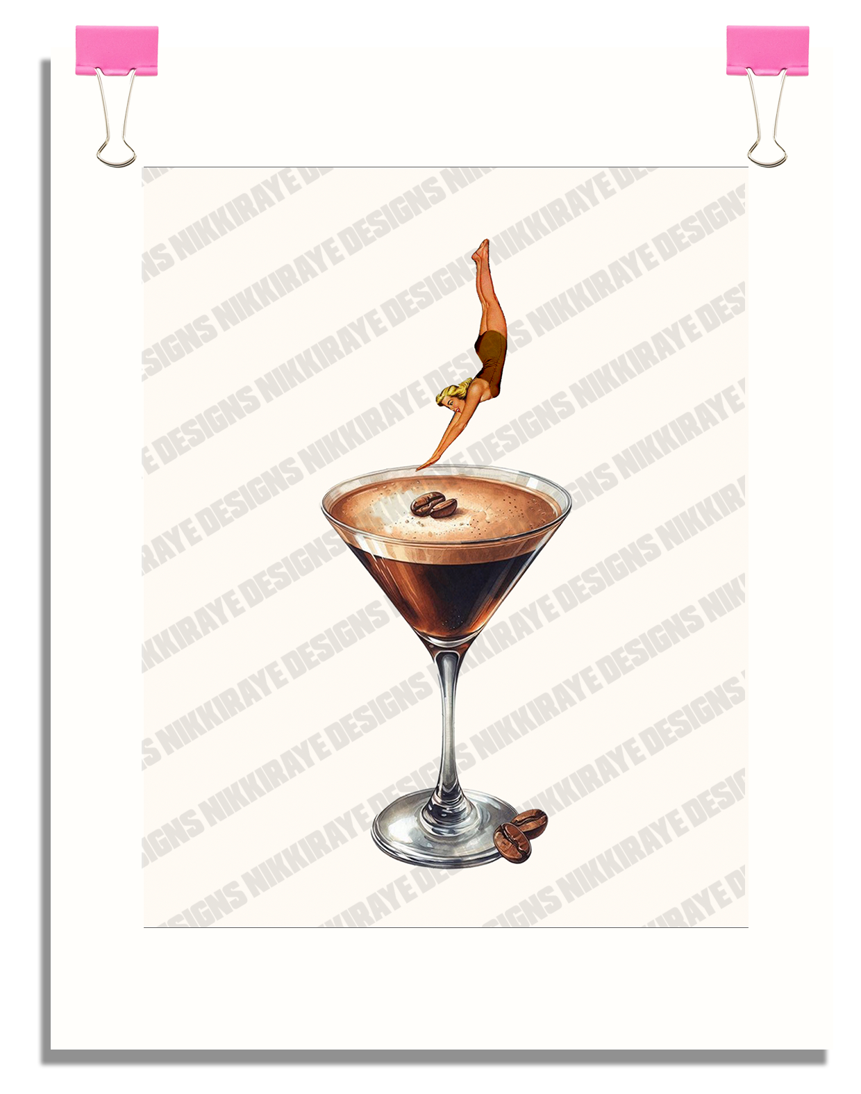 ESPRESSO TINI GIRL POSTER