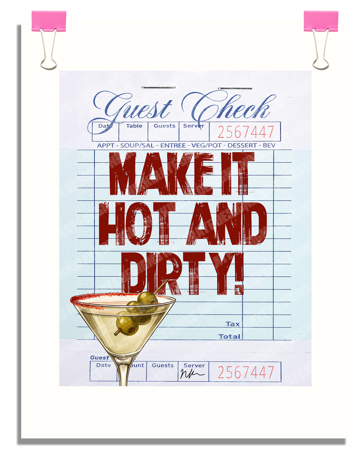 HOT & DIRTY POSTER
