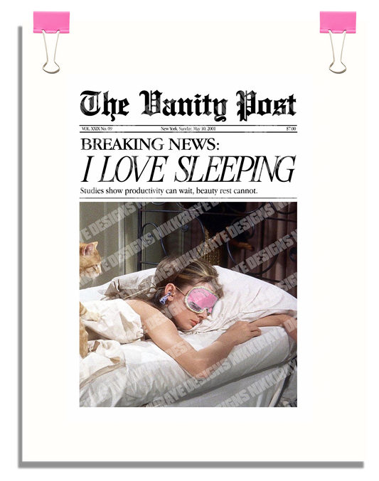 I LOVE SLEEPING!