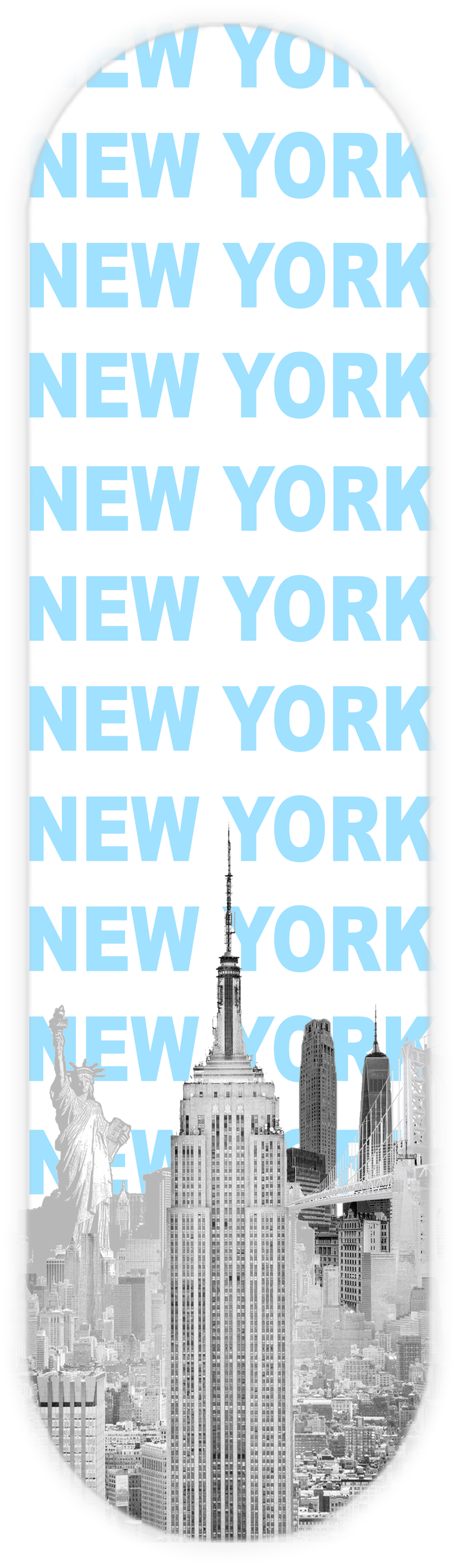 NY SKYLINE BLUE