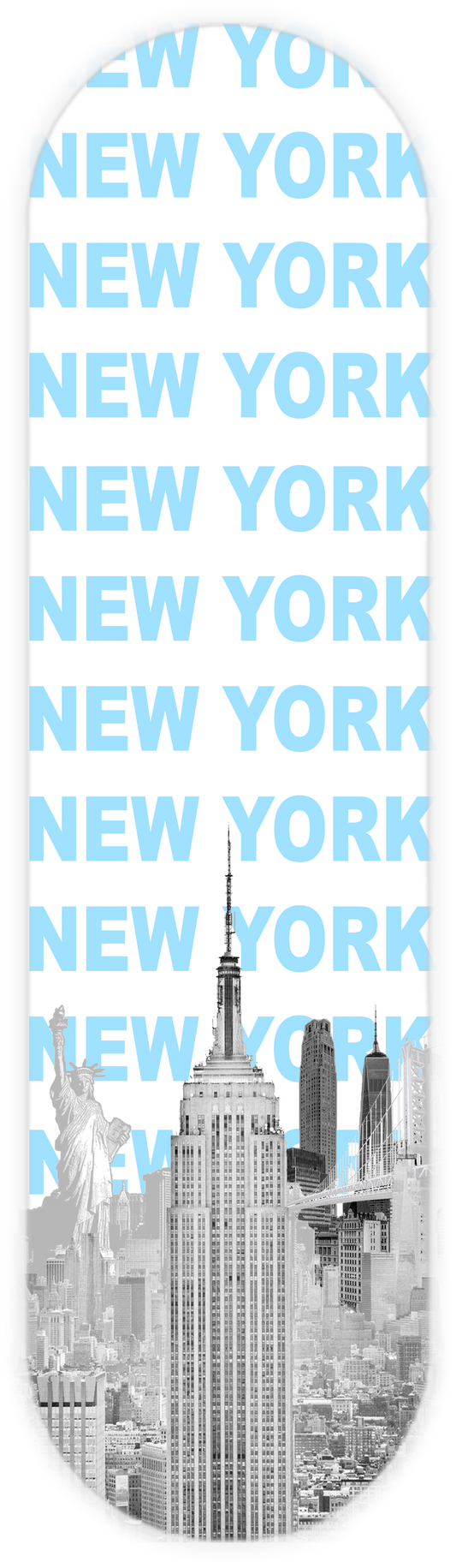 NY SKYLINE BLUE