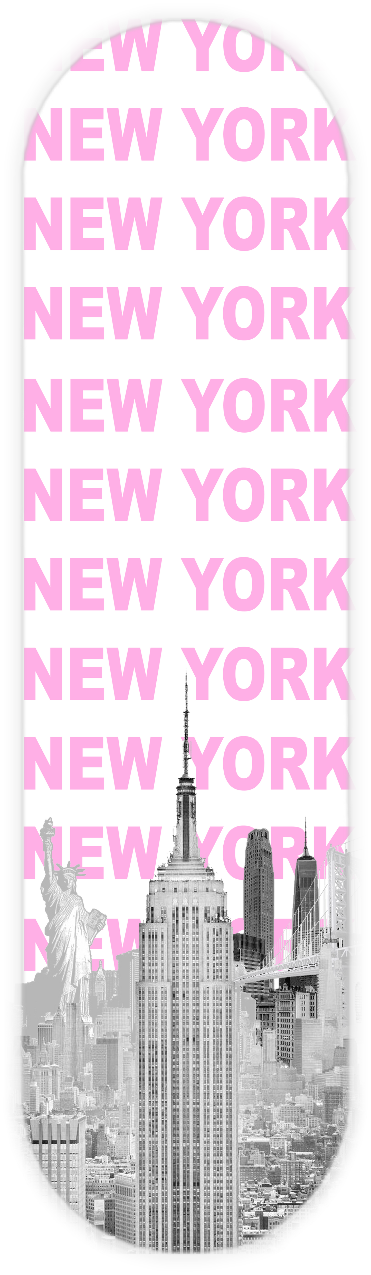 NY SKYLINE PINK