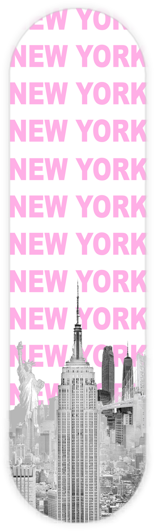 NY SKYLINE PINK