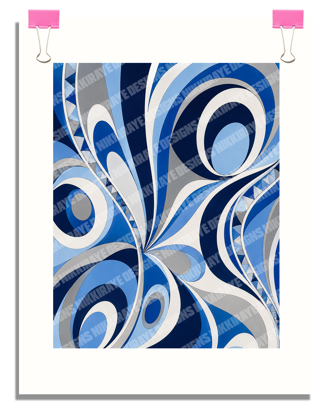 PAISLEY POP ART POSTER  - 16X20