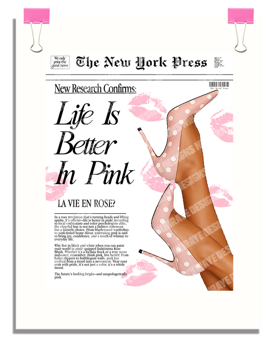 POLKADOT PINK NEWS FLASH