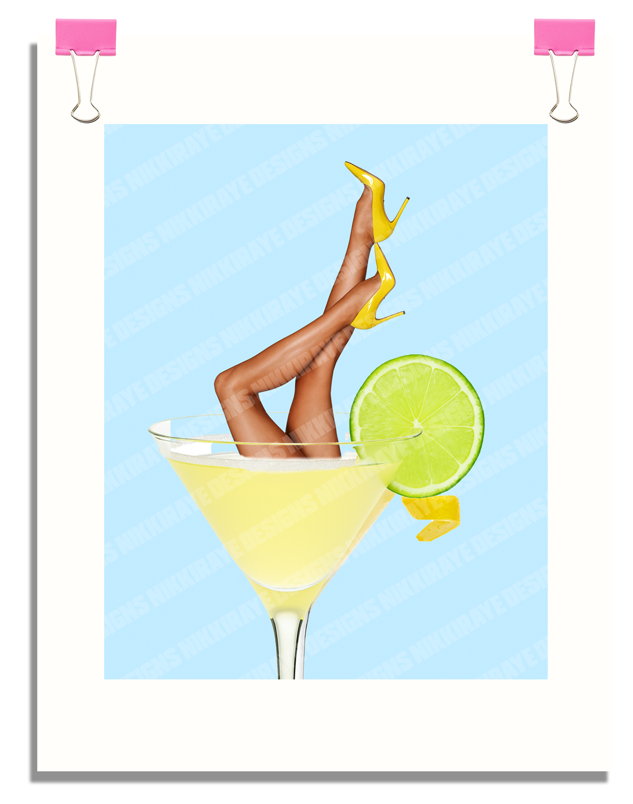 YELLOW TINI POSTER