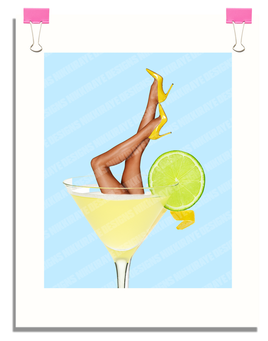 YELLOW TINI POSTER