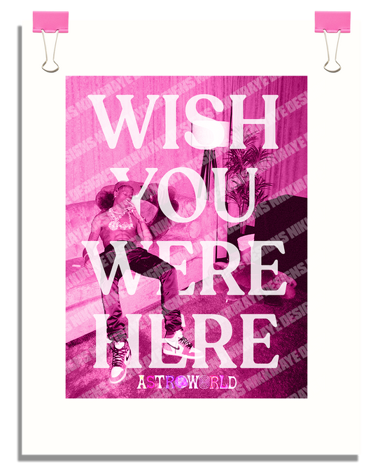 WISH YOU WERE HERE POSTER