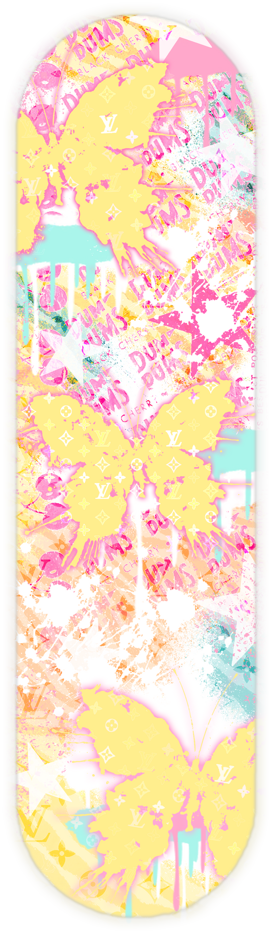 SPLATTER BUTTERFLY YELLOW